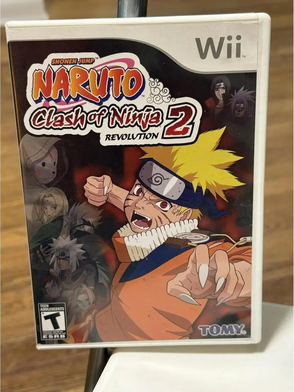 Naruto: Clash of Ninja Revolution 2 (Nintendo Wii, 2008) No Manual
